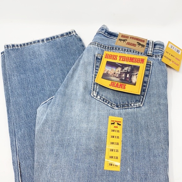 Ross Thomson Men's Straight Leg Jeans - Picture 9 of 15